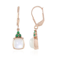 White Moonstone Silver Earrings (KM by Juwelo)
