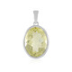 Lemon Quartz Silver Pendant