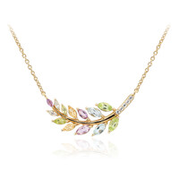 Sky Blue Topaz Silver Necklace