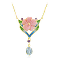 Mother of Pearl Silver Necklace