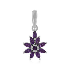 Amethyst Silver Pendant