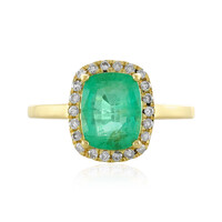 18K Ethiopian Emerald Gold Ring (AMAYANI)