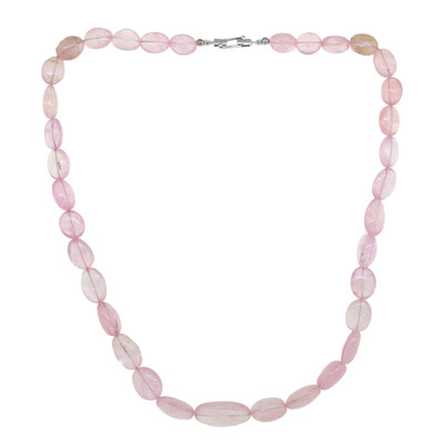 Morganite Silver Necklace