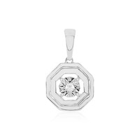 9K Flawless (F) Diamond Gold Pendant (LUCENT DIAMONDS)