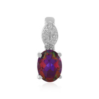 Purple Mystic Topaz Silver Pendant