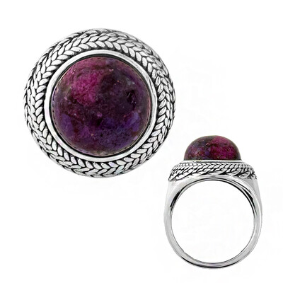 Kingman Purple Mojave Turquoise Silver Ring