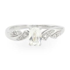 Himalayan Beryl Silver Ring
