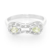 Cuprian Tourmaline Silver Ring