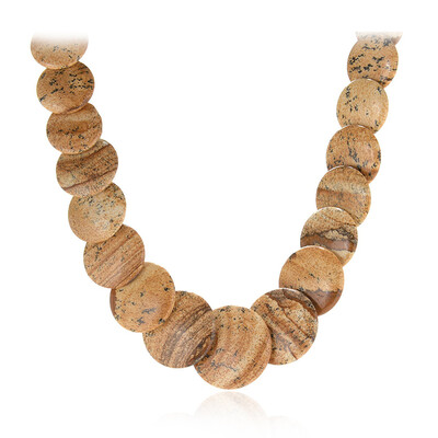 Picture Jasper Silver Necklace (Dallas Prince Designs)