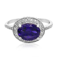 Ceylon Iolite Silver Ring