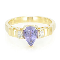 18K Unheated Sapphire Gold Ring (AMAYANI)