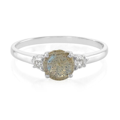 Romanian Spectrolite Silver Ring