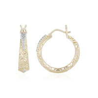 9K I1 (I) Diamond Gold Earrings (Ornaments by de Melo)