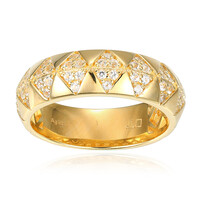 White Topaz Silver Ring