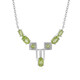 Peridot Silver Necklace