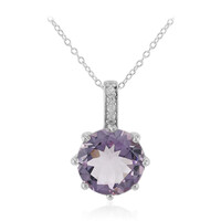 Bolivian Amethyst Silver Necklace
