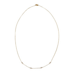 9K Flawless (F) Diamond Gold Necklace (LUCENT DIAMONDS)