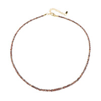 Chocolate Diamond Silver Necklace
