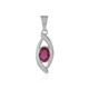 Madagascar Ruby Silver Pendant