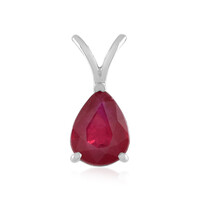 Bemainty Ruby Silver Pendant