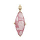 Rhodochrosite Silver Pendant (Bali Barong)