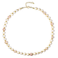 White Freshwater Pearl Silver Necklace