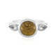 Yellow Zircon Silver Ring
