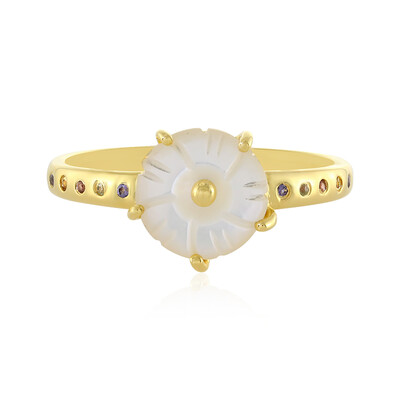 Mother of Pearl Silver Ring