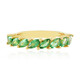 Green apatite Silver Ring