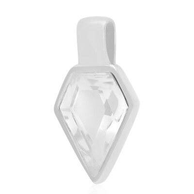 White Quartz Silver Pendant