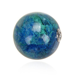 Shattuckite Silver Charm