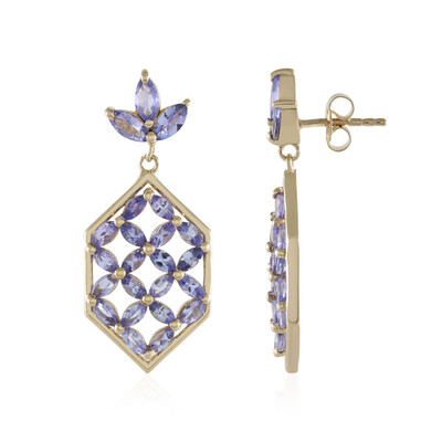 Tanzanite Silver Earrings