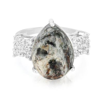 Astrophyllite Silver Ring