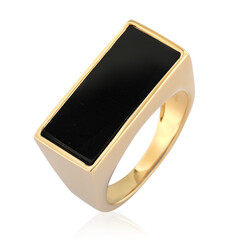 Black Onyx Silver Ring (de Melo)