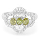 Cuprian Tourmaline Silver Ring