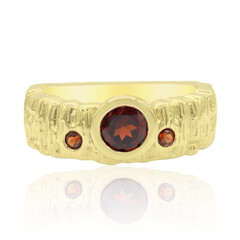 Mozambique Garnet Silver Ring