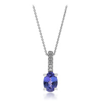 10K Tanzanite Gold Necklace