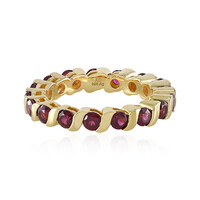 Raspberry Rhodolite Silver Ring