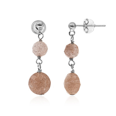 Moonstone Silver Earrings