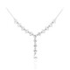 White Topaz Silver Necklace