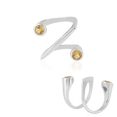 Yellow Beryl Silver Ring (de Melo)