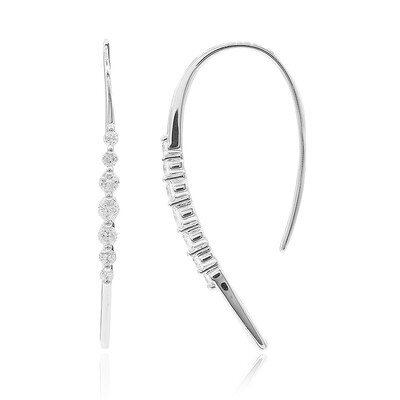 18K SI2 (H) Diamond Gold Earrings (CIRARI)