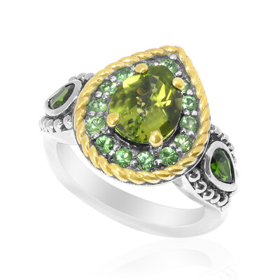 Peridot Silver Ring