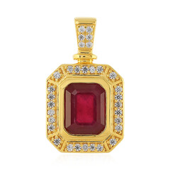 Madagascar Ruby Silver Pendant