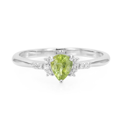 Cuprian Tourmaline Silver Ring