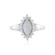Australian Opal Silver Ring