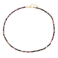 Fancy Tourmaline Silver Necklace