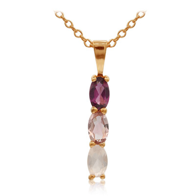 Rhodolite Silver Necklace