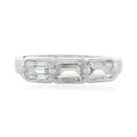 Aquamarine Silver Ring