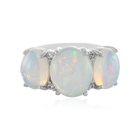 Welo Opal Silver Ring